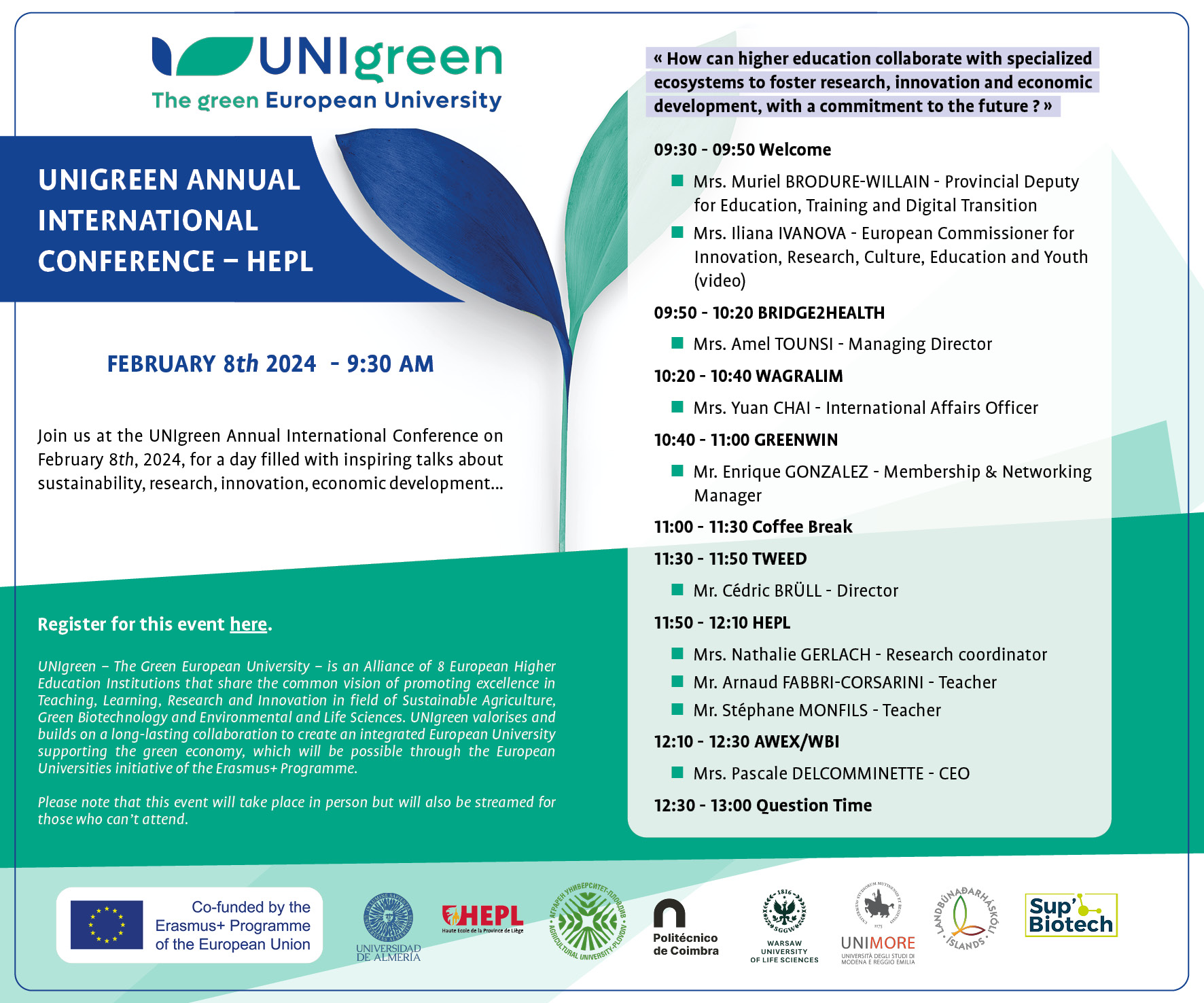 HEPL hosts the first UNIgreen International Conference