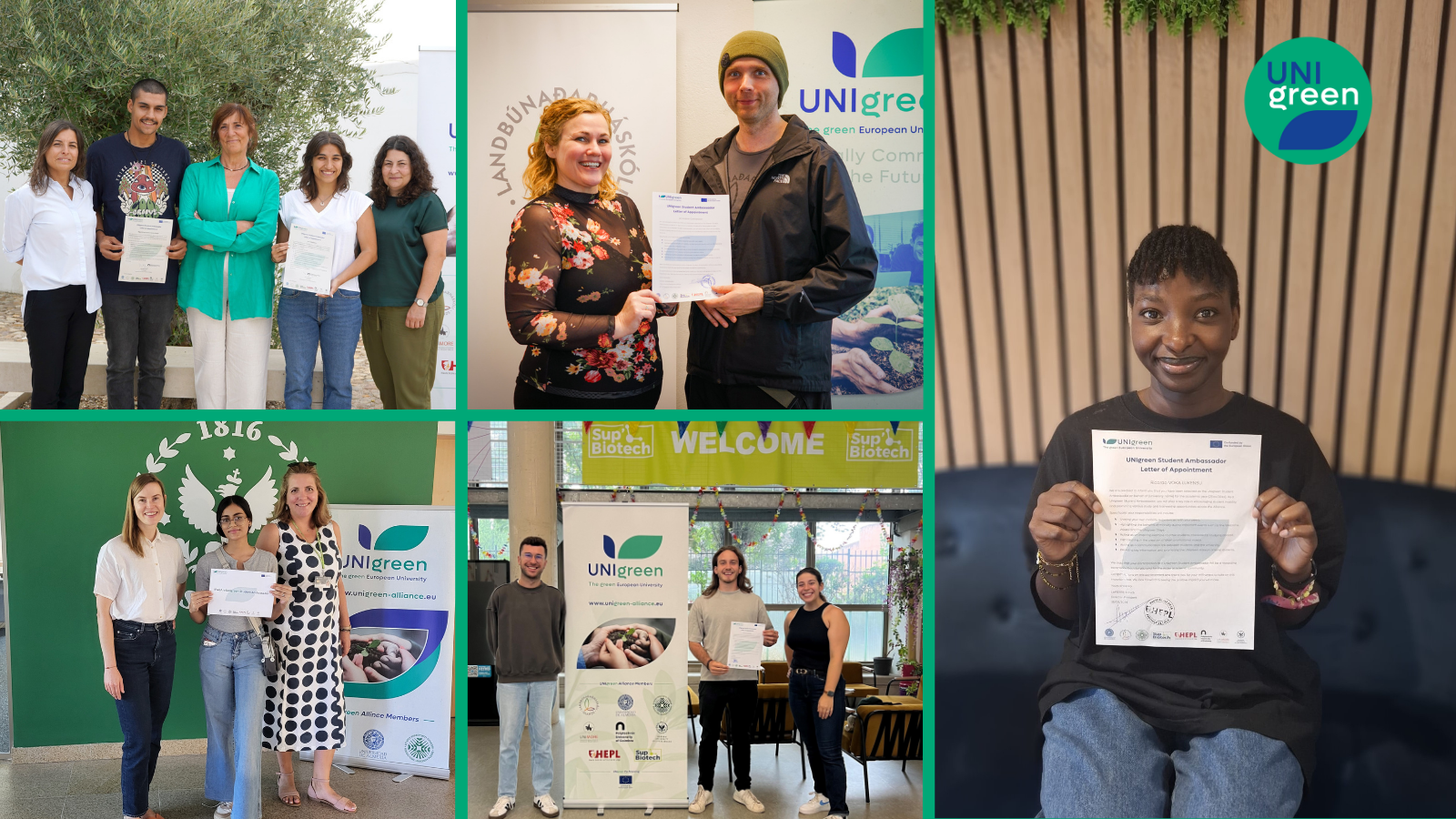 Meet the first UNIgreen Ambassadors