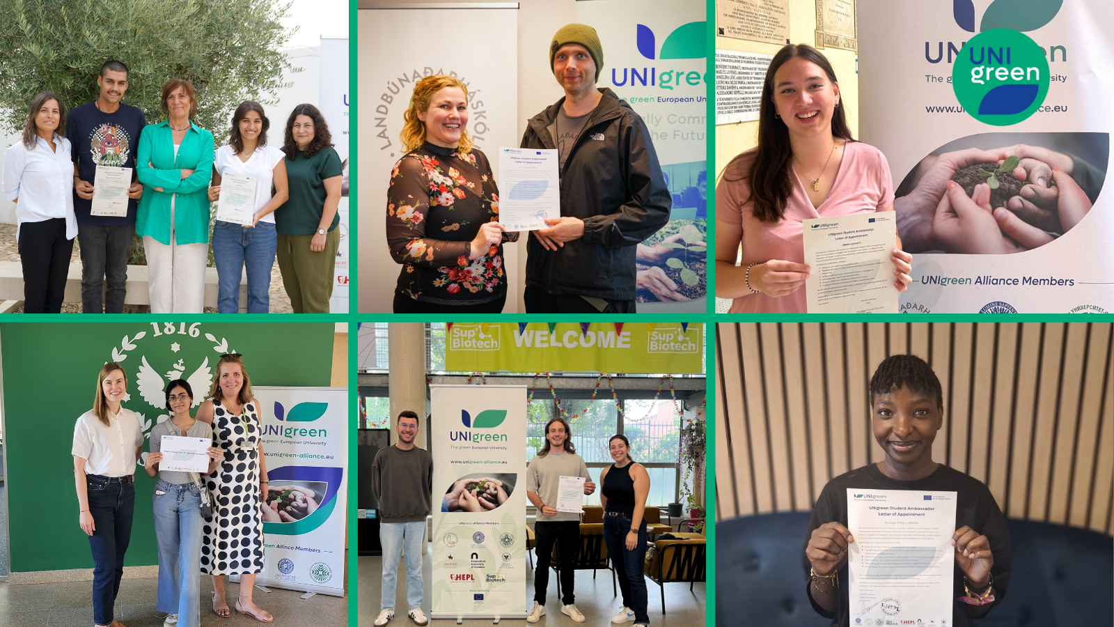 Meet the first UNIgreen Ambassadors