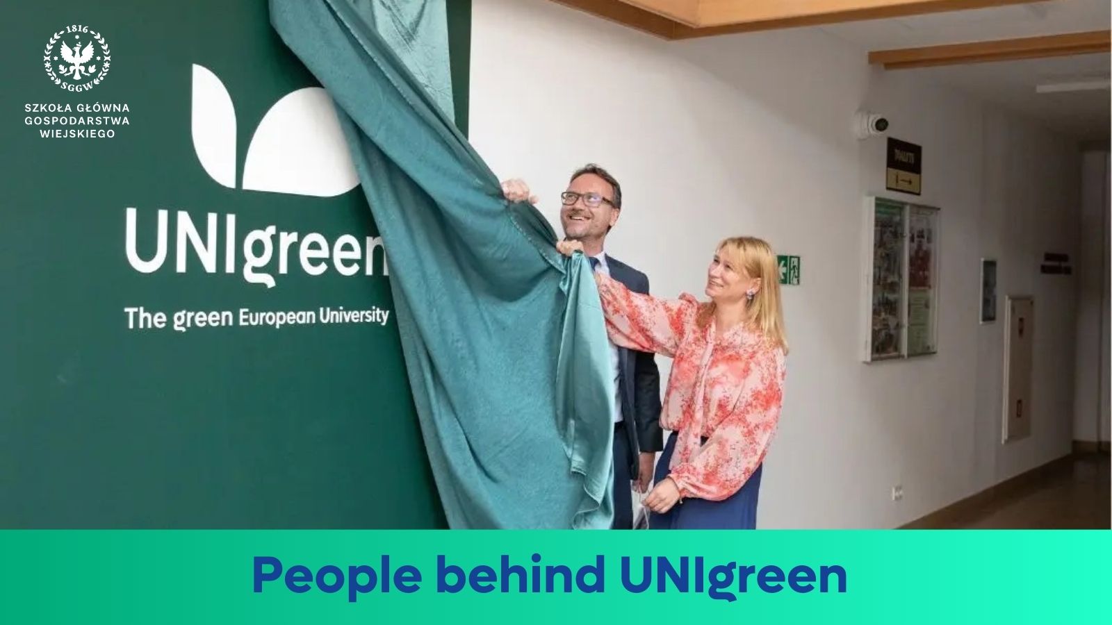 People behind UNIgreen: Karol Chrobak