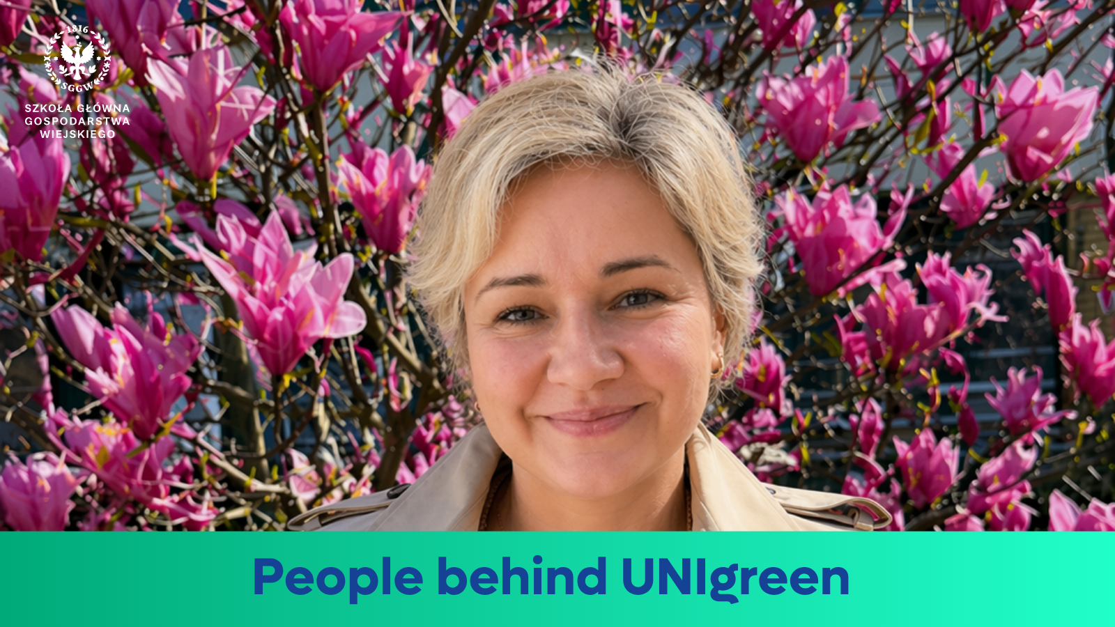 People behind UNIgreen:  Marta Hulak