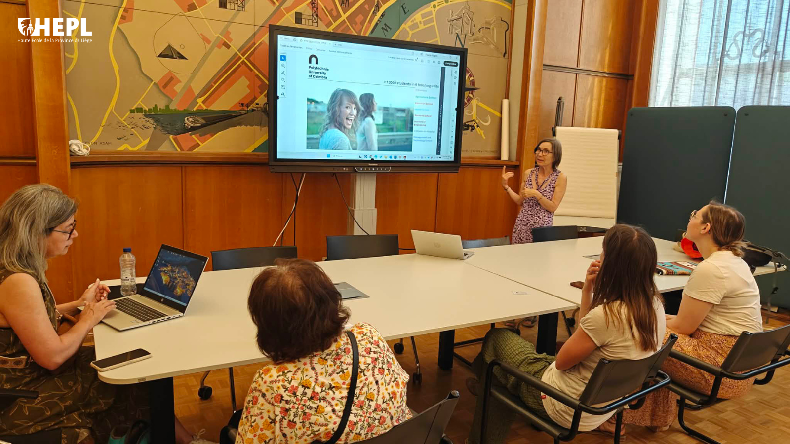 Coimbra visits HEPL campuses